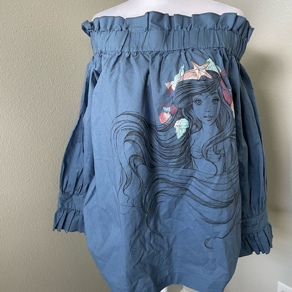 Disney Tops - Disney Little Mermaid Off-The-Shoulder Top